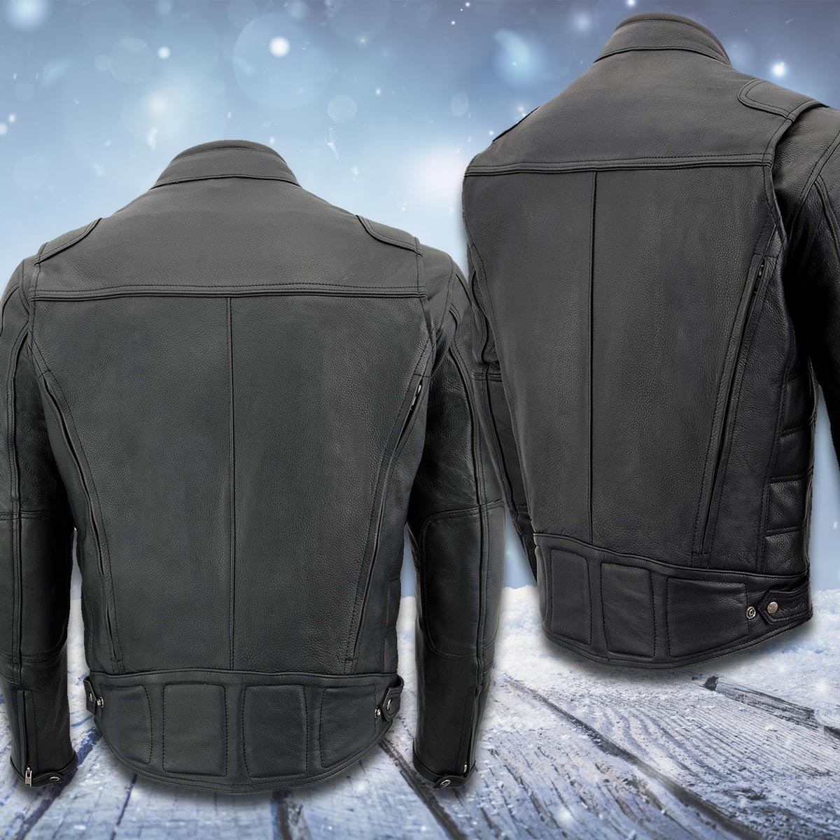 Milwaukee Leather MLM1514SET All Season Black Premium Leather
