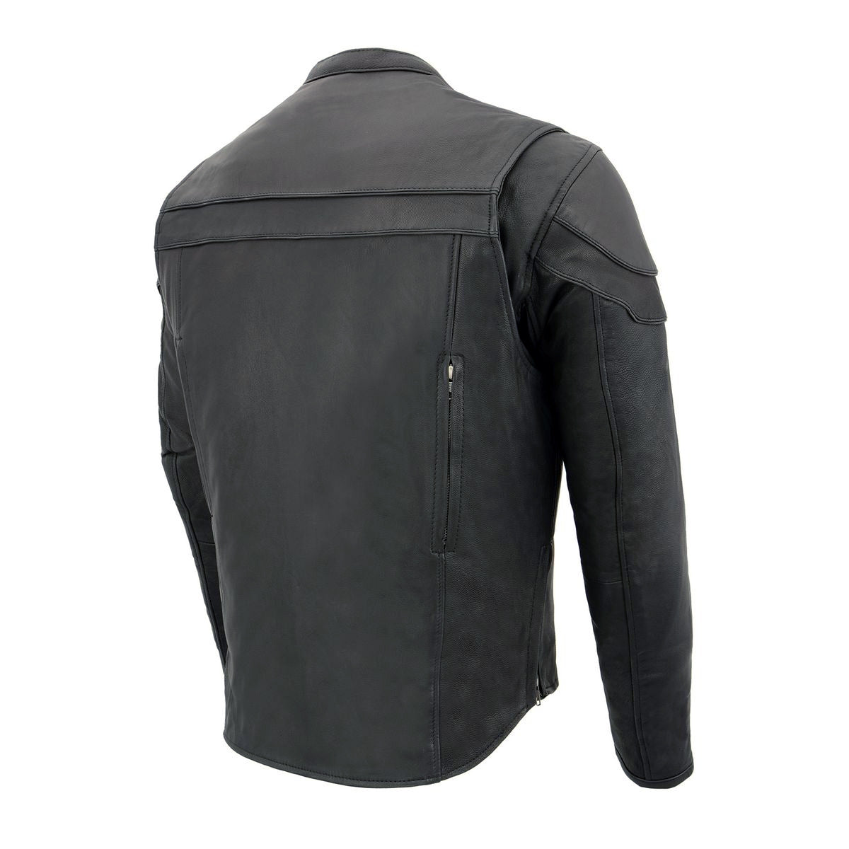 Milwaukee Leather MLM1526 Men's Stay Cool Black Premium Leather