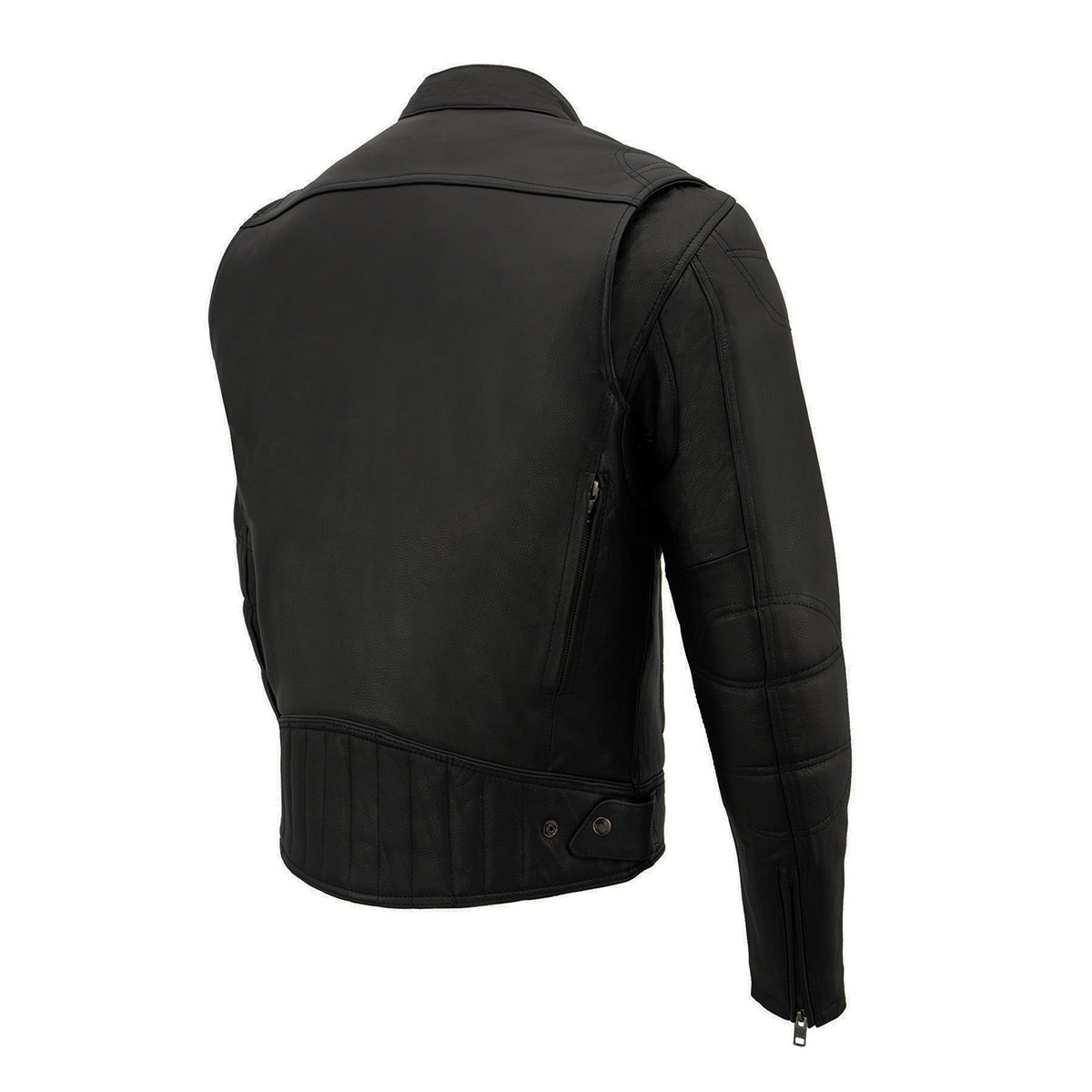 Milwaukee Leather MLM1560 Men's Black Long Body and Vented