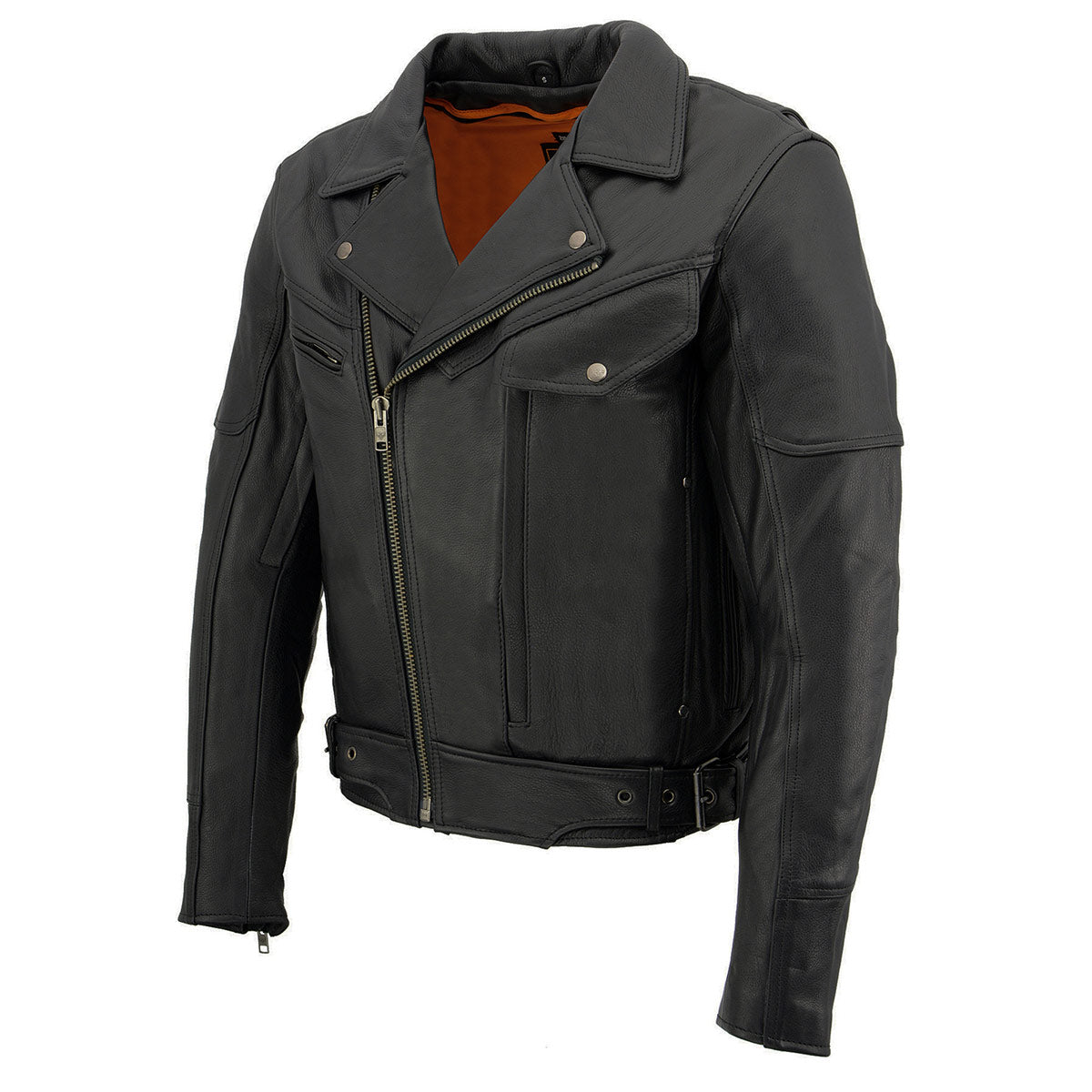 Milwaukee Leather MLM1570 Men's Black Premium Cowhide Leather