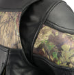 Milwaukee Leather MLM1595 Men's 'Jungle Mossy' Side Stretch Leather Motorcycle Racer Jacket