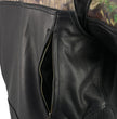 Milwaukee Leather MLM1595 Men's 'Jungle Mossy' Side Stretch Leather Motorcycle Racer Jacket