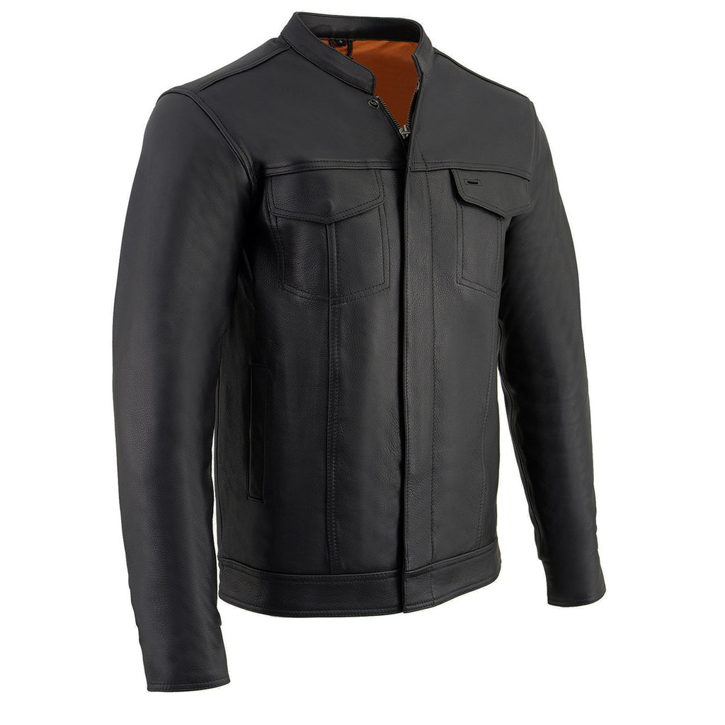 Milwaukee Leather MLM1610 Men's Club Style Black Casual Biker