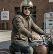 Milwaukee Leather MLM1613 Men's Distressed Brown Casual Biker Rider Leather Shirt w/ Vintage 5 Cent Buffalo Buttons