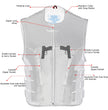 Milwaukee Leather MLM3500 Men's Swat Style Rider Leather Vest w/ Single Panel Back for Club Patches