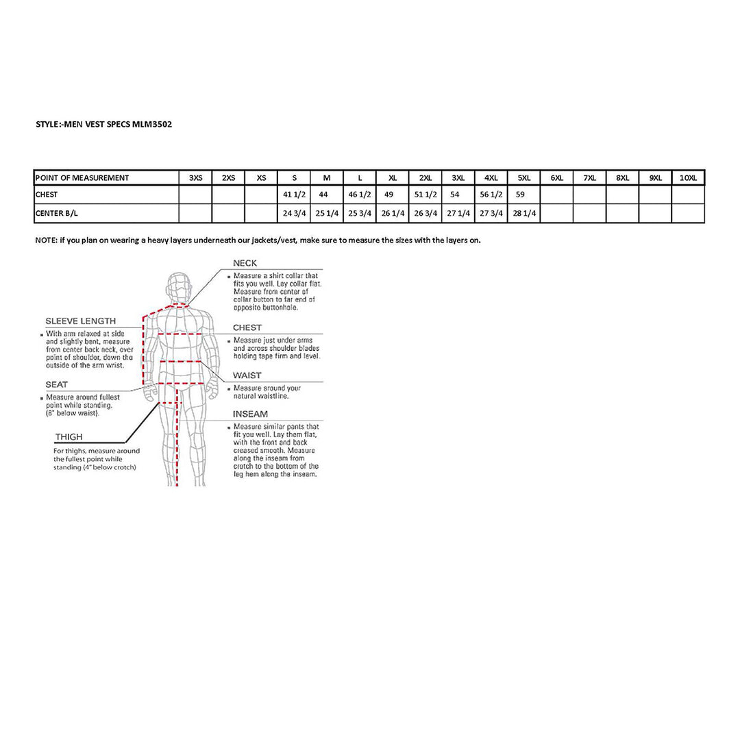 Milwaukee Leather MLM3502 Men&