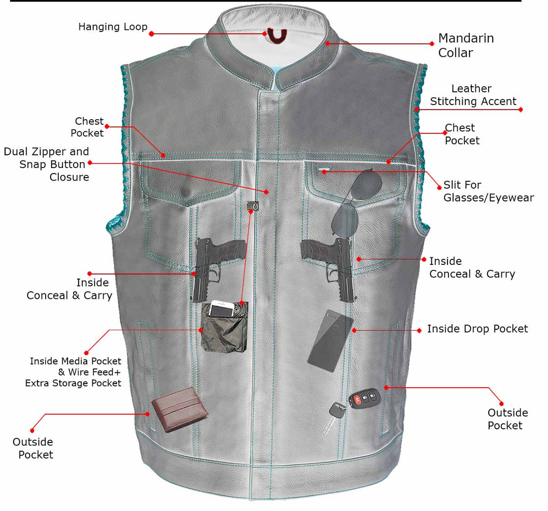 Milwaukee Leather MLM3506 Men&