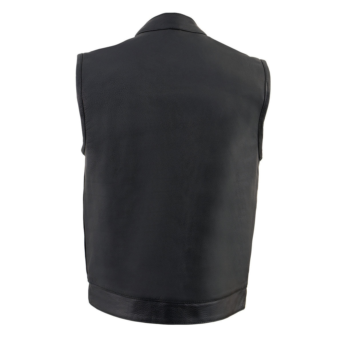 Milwaukee Leather MLM3510 Men's Black Premium Leather Club Style