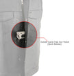 Milwaukee Leather LKM3713 Men's Black Leather Club Style Motorcycle Rider Vest W/ Dual Closure Zipper and Snaps