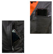 Milwaukee Leather MLM3517 Men's Black Premium Leather Classic V-Neck Side Lace Motorcycle Rider Vest