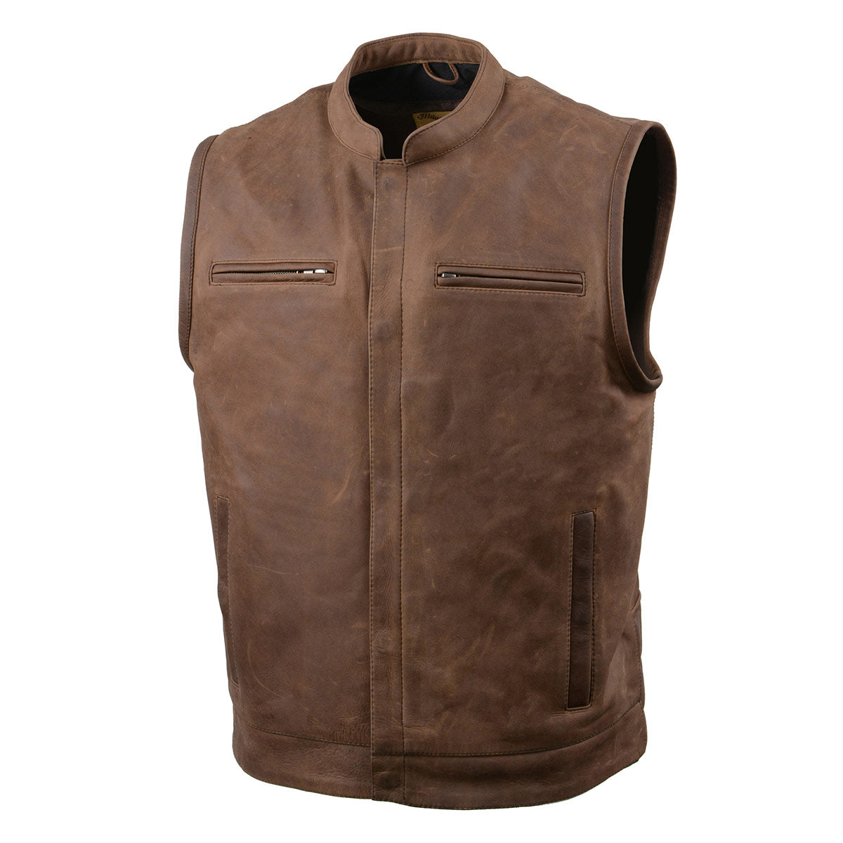 Milwaukee Leather MLM3519 Men's 'Rustler' Vintage Crazy Horse