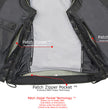 Milwaukee Leather MLM3521 Men's Distress Grey Leather Vest - V-Neck Straight Bottom Side Lace Motorcycle Rider Vest