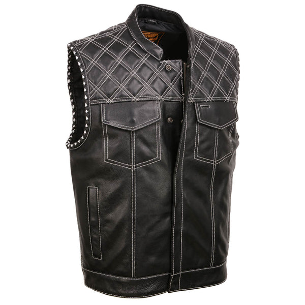Skull Braided Brown Leather Vest Waistcoat Extenders (one in a pack Skull Braided Brown Leather Vest Waistcoat Extenders (one in a pack