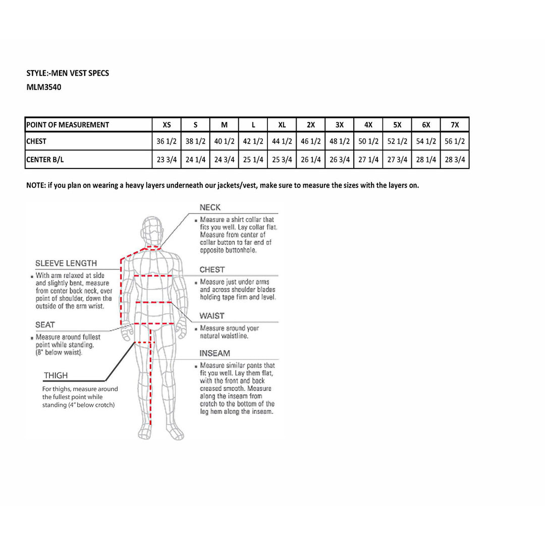 Milwaukee Leather MLM3540 Men&