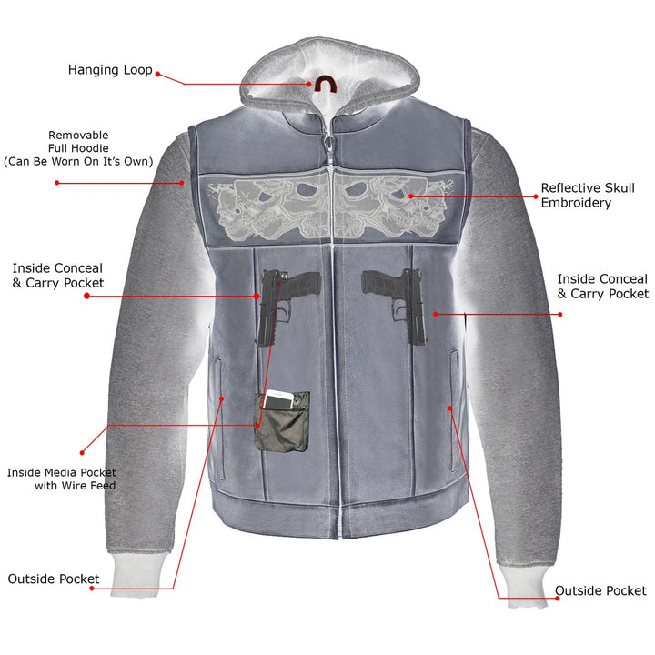 Milwaukee Leather MLM3563 Men&