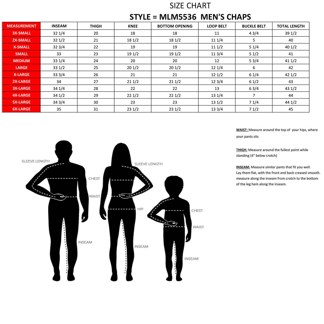 Milwaukee Leather Chaps for Men&