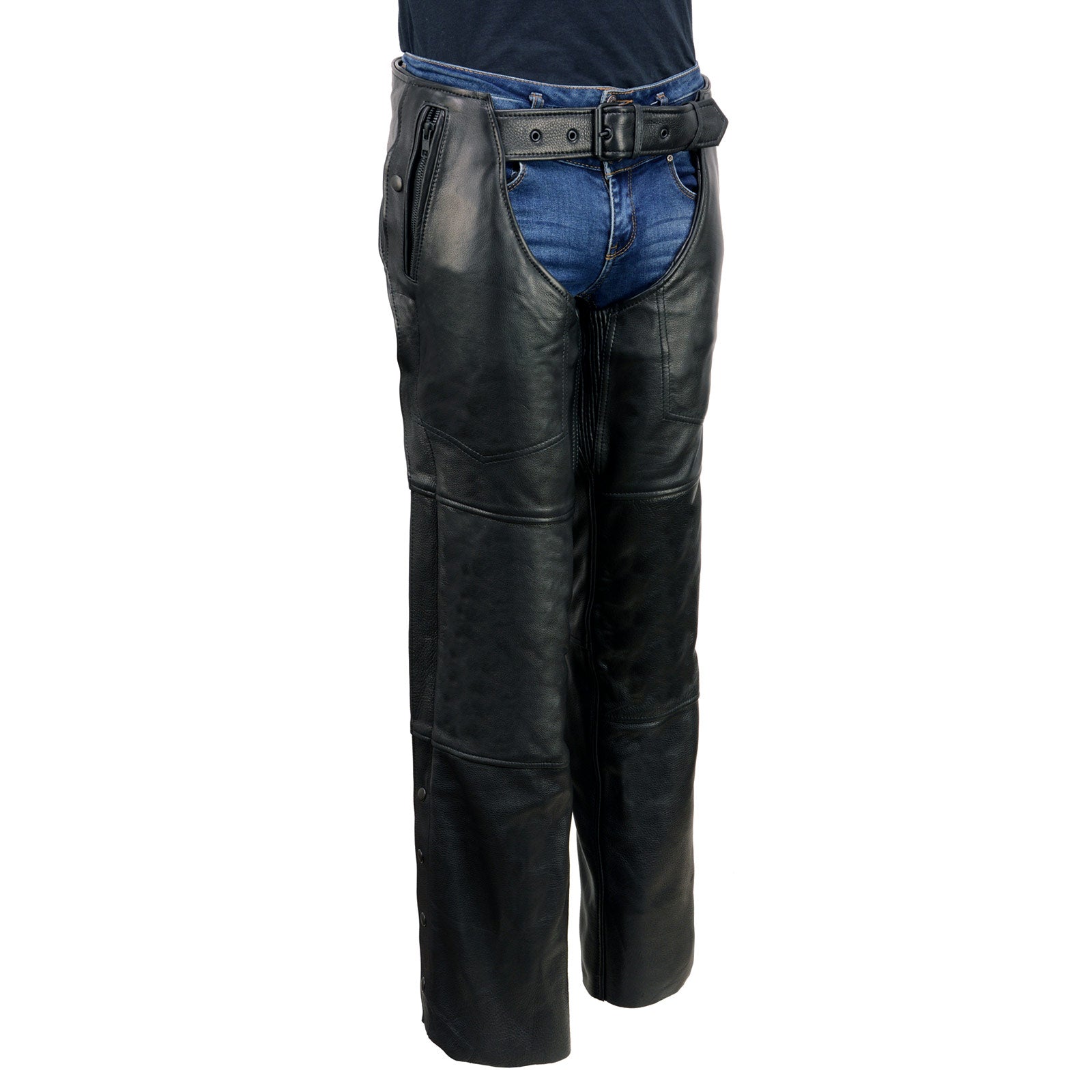 Milwaukee Leather USA MADE MLM5571 Men's Black Rough Rider Premium