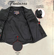 Milwaukee Leather USA MADE MLVSM5001 Men's Black Steerhide Premium Leather Motorcycle Club Style Vest