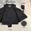 Milwaukee Leather USA MADE MLVSM5003 Men's Black Gaucho Extra Long Back Premium Steerhide Motorcycle Leather Vest
