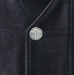 Milwaukee Leather USA MADE MLVSM5005 Men's Black Road Whip Premium Motorcycle Leather Vest with Buffalo Snap Buttons