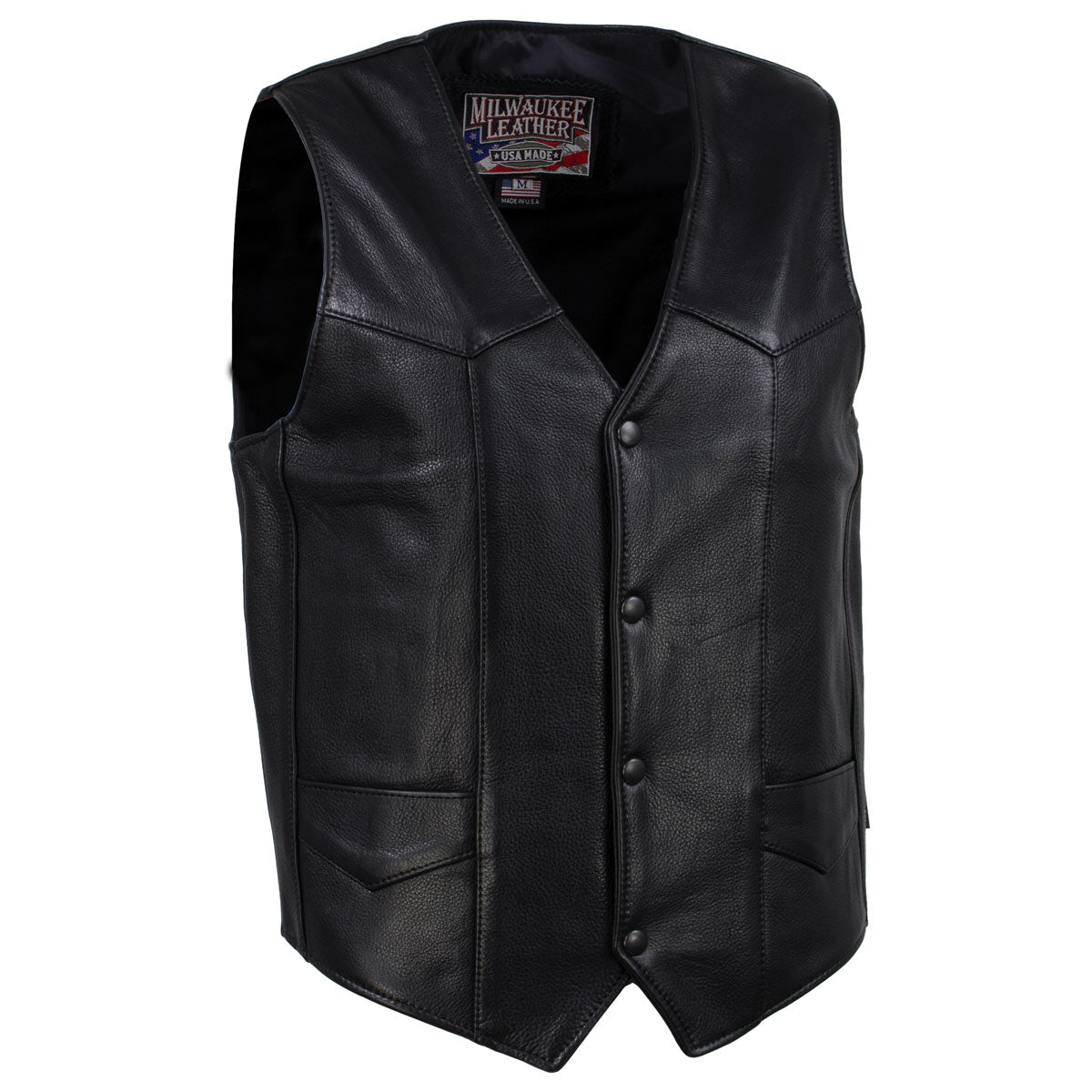 Milwaukee Leather USA Made Motorcycle Riders Vests – Milwaukee