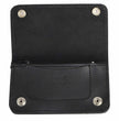 Milwaukee Leather MLW7802 Men's 6” Leather Long Bi-Fold Biker Wallet w/ Anti-Theft Stainless Steel Chain