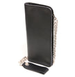 Milwaukee Leather MLW7806 Men's 8” Leather Long Bi-Fold Biker Wallet w/ Anti-Theft Stainless Steel Chain