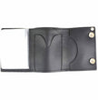 Milwaukee Leather MLW7839 Men's 4” Leather “2nd Amendment” Tri-Fold Wallet w/ Anti-Theft Stainless Steel Chain