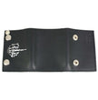 Milwaukee Leather MLW7840 Men's 4” Leather “Skeleton Finger” Tri-Fold Wallet w/ Anti-Theft Stainless Steel Chain