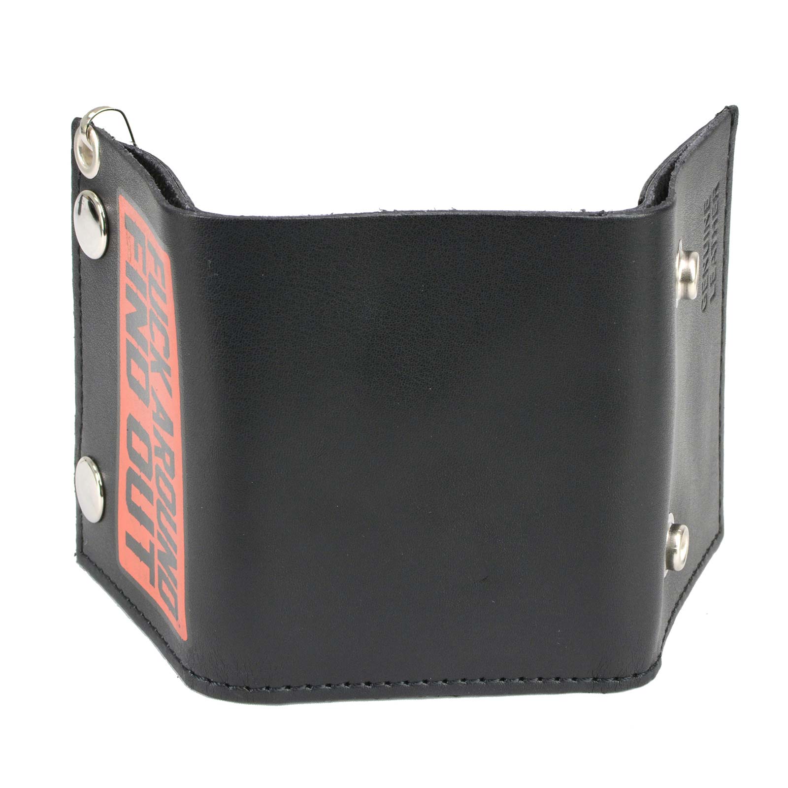 Milwaukee Leather MLW7841 Men's 4” Black Leather Biker Wallet