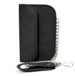 Milwaukee Leather Black Crazy Horse Leather Biker Flap Wallet, MLW7844