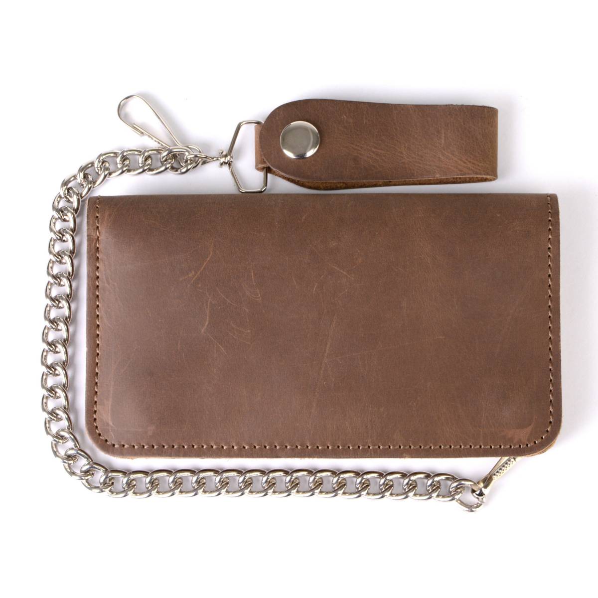 Milwaukee Leather MLW7887 Men's 6.75” Distress Brown Leather Bi