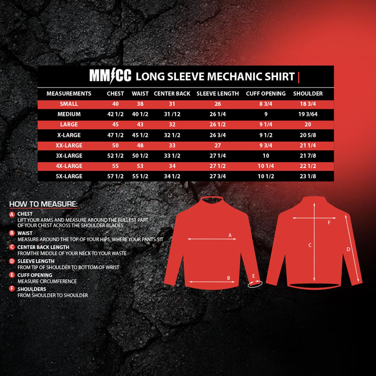 MMCC Men's Octane Long Sleeve Mechanic Shirt - Grey with Orange Stripe - 50-50 Cotton Poly - MMCC16001