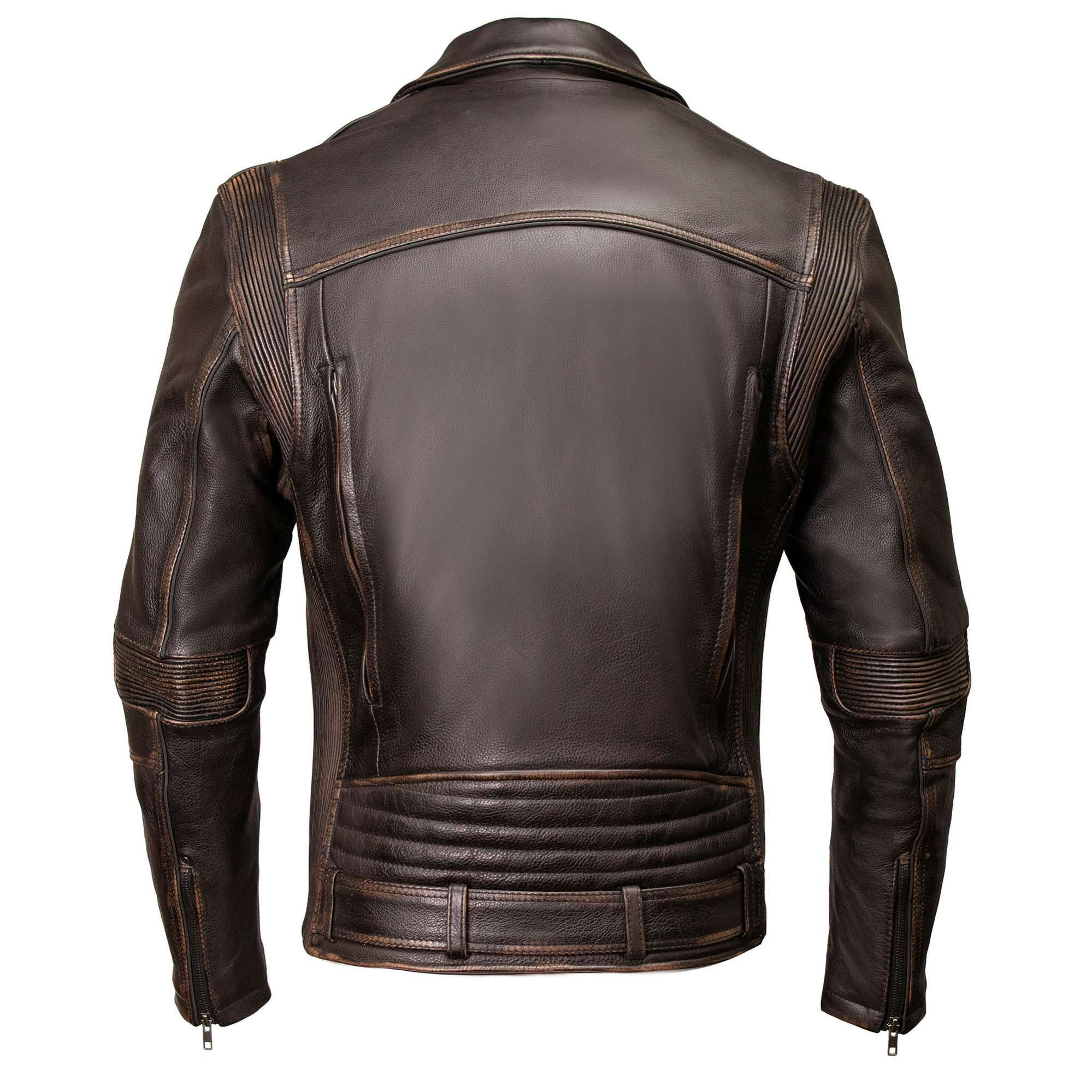 MMCC Men's Unforgiven Leather Motorcycle Jacket - MMC10005