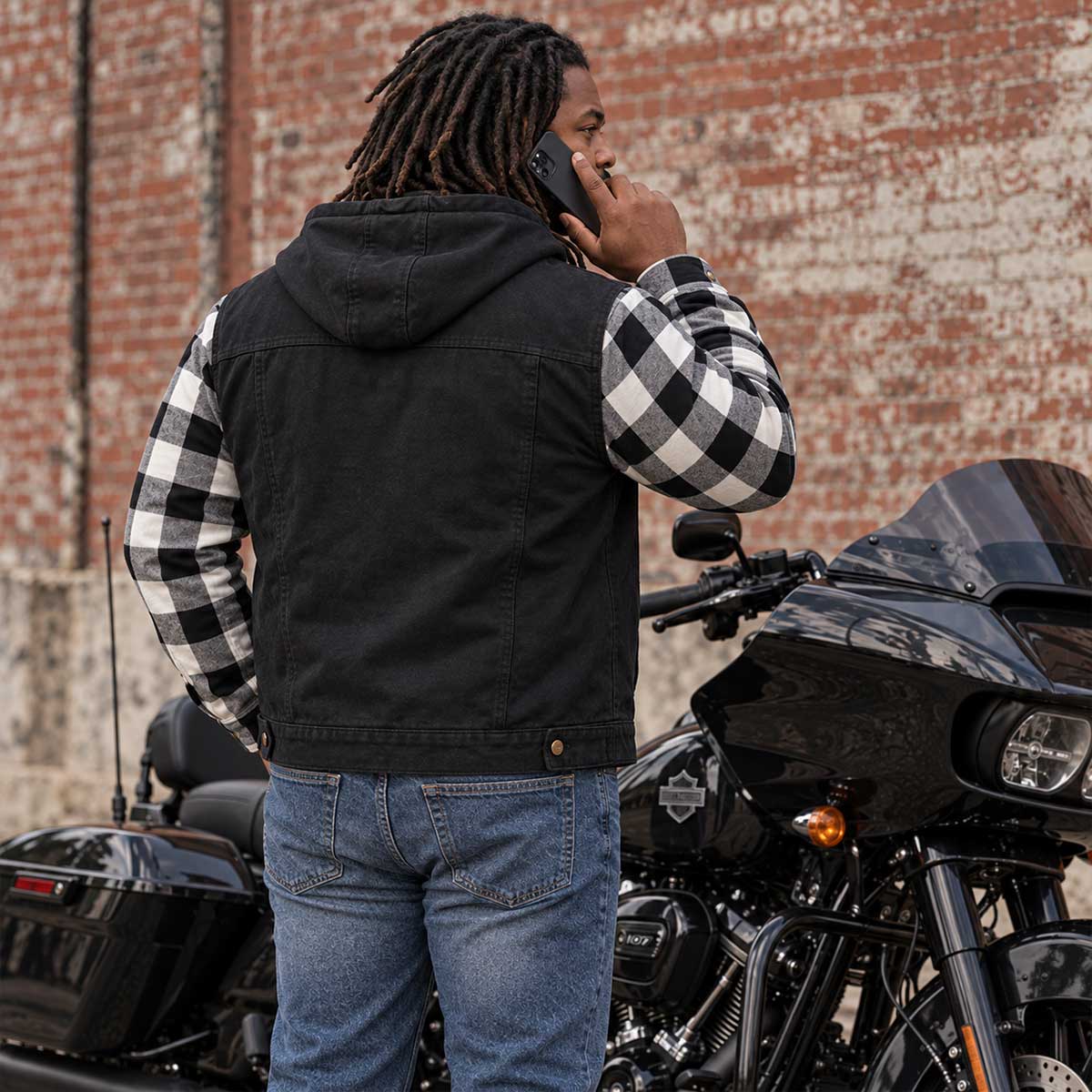 Milwaukee Motorcycle Clothing Co. Men's Gridlock Armored Jacket