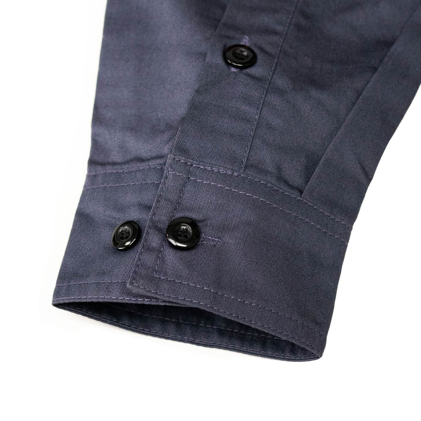 MMCC Men's Octane Long Sleeve Mechanic Shirt - Grey with Orange Stripe - 50-50 Cotton Poly - MMCC16001