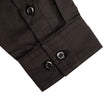 MMCC Men's Octane Long Sleeve Mechanic Shirt - Black with Orange Stripe - 50-50 Cotton Poly - MMCC16003