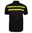 MMCC Men's Petrol Classic Mechanic Button Up Shirt - Dual Chest Pockets - Microfiber Panel - Rider Ready - MMC16005