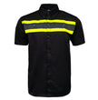 MMCC Men's Petrol Classic Mechanic Button Up Shirt - Dual Chest Pockets - Microfiber Panel - Rider Ready - MMC16007