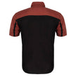 MMCC Men's Gear Head Classic Mechanic Button Up Shirt - Dual Chest Pockets - Microfiber Panel - Rider Ready - MMC16012