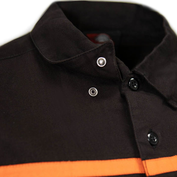 MMCC Men's Gear Head Classic Mechanic Button Up Shirt - Dual Chest Pockets - Microfiber Panel - MMC16022