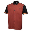 MMCC Men's Pit Line Mechanic Button Up Shirt - Dual Chest Pockets - Microfiber Panel - Rider Ready - MMC16024
