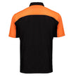 MMCC Men's Reveline Black Orange Grey Classic Mechanic Shirt - 100% Cotton W/ Microfiber Panel - MMC16029