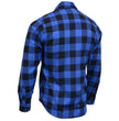 Milwaukee Leather Men’s Plaid Flannel Long Sleeve Shirt with Chest Pockets