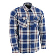 Milwaukee Leather Men’s Plaid Flannel Long Sleeve Shirt with Chest Pockets