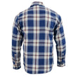 Milwaukee Leather Men’s Plaid Flannel Long Sleeve Shirt with Chest Pockets