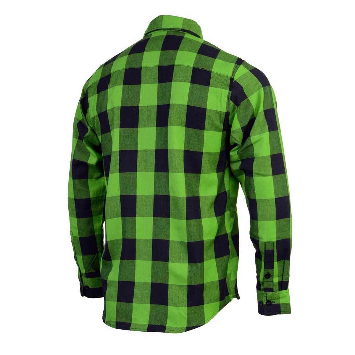 Milwaukee Leather Men's Plaid Flannel Long Sleeve Shirt with Chest Poc Milwaukee Motorcycle Clothing Co Milwaukee Leather Men's Plaid Flannel Long Sleeve Shirt with Chest Poc Milwaukee Motorcycle Clothing Co