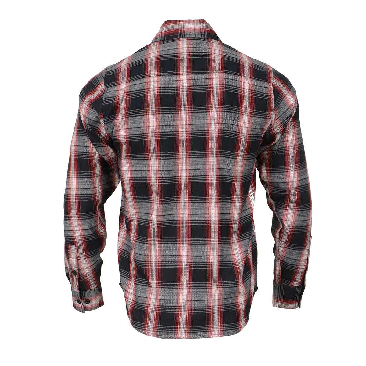 Milwaukee Leather MNG11659 Men's Black and White with Red Long