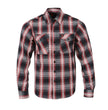 Milwaukee Leather MNG11659 Men's Black and White with Red Long Sleeve Cotton Flannel Shirt