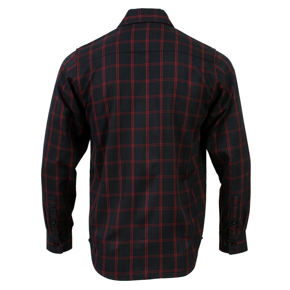 Milwaukee Leather MNG11665 Men's Black and Red Long Sleeve Cotton Flannel Shirt - Multi / Medium Milwaukee Leather MNG11665 Men's Black and Red Long Sleeve Cotton Flannel Shirt - Multi / Medium